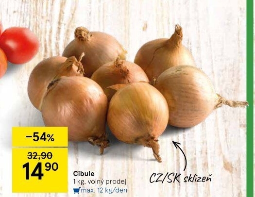 Cibule kuchyňská žlutá