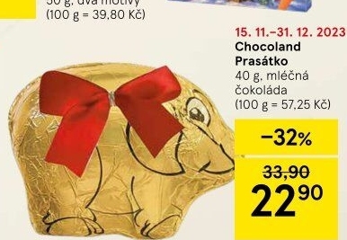 Čokoládové prasátko Chocoland