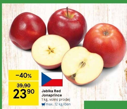 Jablka Red Jonaprince