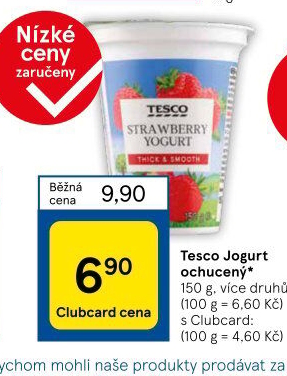 Jogurt ochucený Tesco