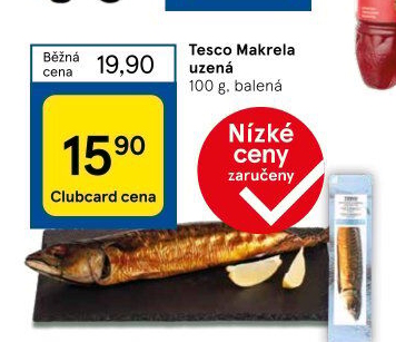 Makrela uzená Tesco