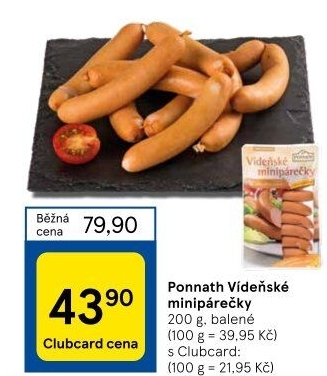 Minipárečky vídeňské Ponnath