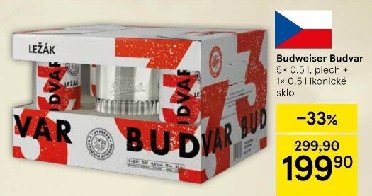 Pivo Budweiser Budvar - dárkové balení