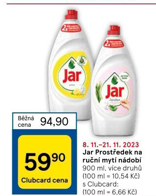 Prostředek na nádobí Jar