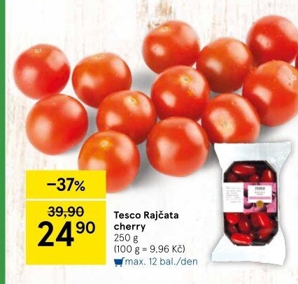 Rajčata cherry Tesco