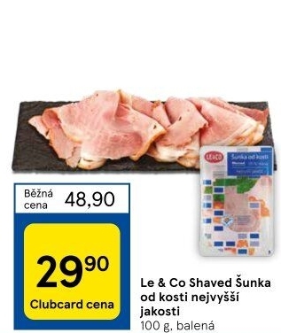 Šunka od kosti nejvyšší jakosti LE&amp