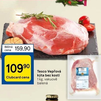 Vepřová kýta bez kosti Tesco