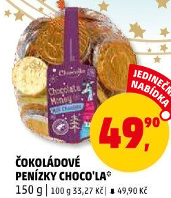 Čokoládové mince Choco'