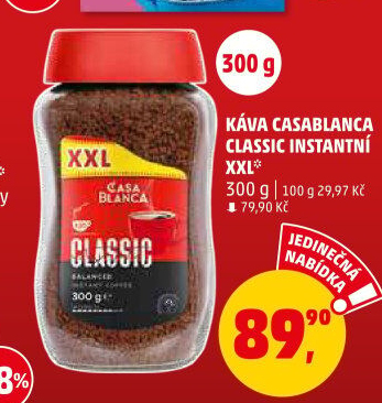 Instantní káva Classic Casablanca