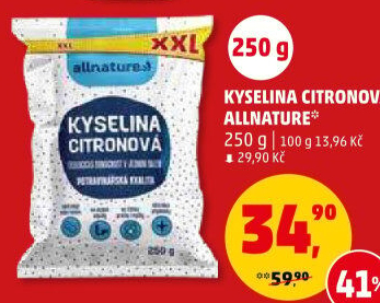 Kyselina citronová Allnature