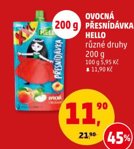 Ovocná kapsička Hello