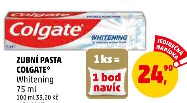 Pasta na zuby Whitening Colgate
