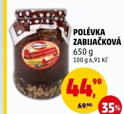 Polévka zabijačková Řeznictví Kněždub Náhlík&amp