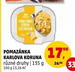 Pomazánky Karlova Koruna