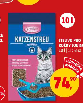 Stelivo pro kočky Louisa