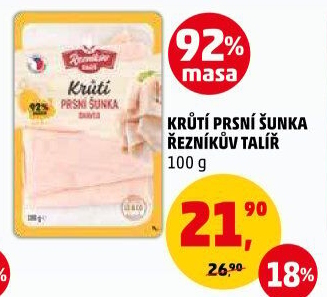 Šunka krůtí prsní Řezníkův talíř