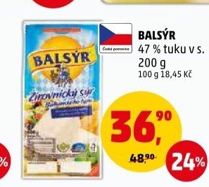 Sýr Balsýr Mlékárna Žirovnice