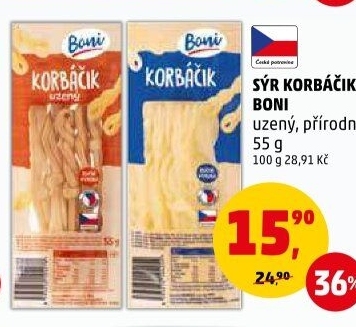Sýr Korbáčky Boni