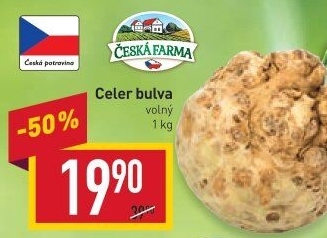 Celer bulva Česká farma