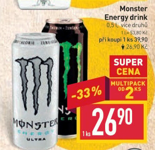 Energetický nápoj Monster Energy