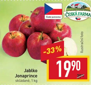 Jablka Jonaprince Česká Farma
