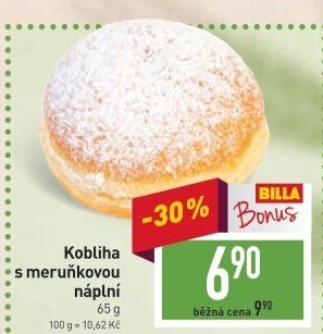 Kobliha s ovocnou náplní