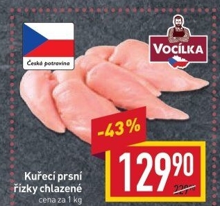 Kuřecí prsní řízky Vocílka
