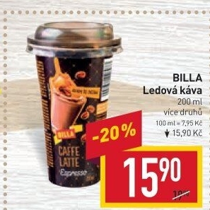 Ledová káva Billa
