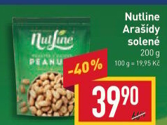Pražené arašídy NutLine