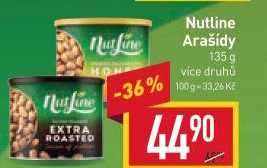 Pražené arašídy NutLine