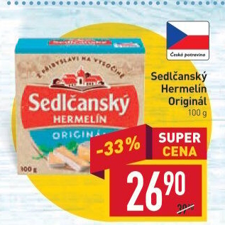 Sýr Hermelín Sedlčanský