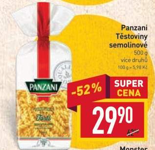 Těstoviny Panzani