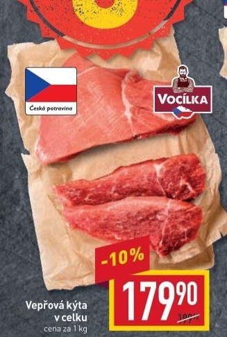 Vepřová kýta Vocílka