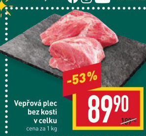 Vepřová plec bez kosti