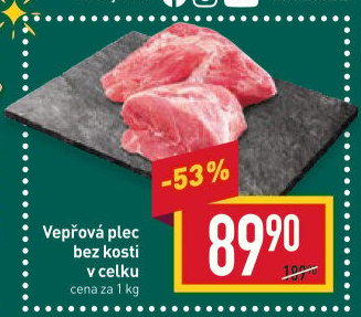 Vepřová plec bez kosti