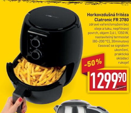 Fritéza horkovzdušná Clatronic FR3780