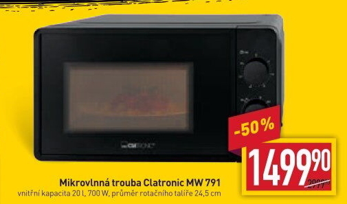 Mikrovlnná trouba Clatronic MW791