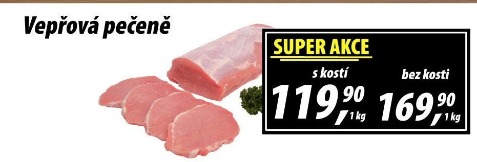 Vepřová pečeně s kostí