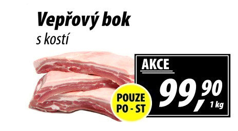 Vepřový bok s kostí