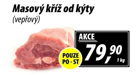 Vepřový kříž od kýty