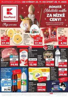 akční leták Kaufland 22.11.2023-28.11.2023