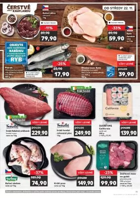 akční leták Kaufland 22.11.2023-28.11.2023