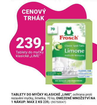 TABLETY DO MYČKY KLASICKÉ „LIME“