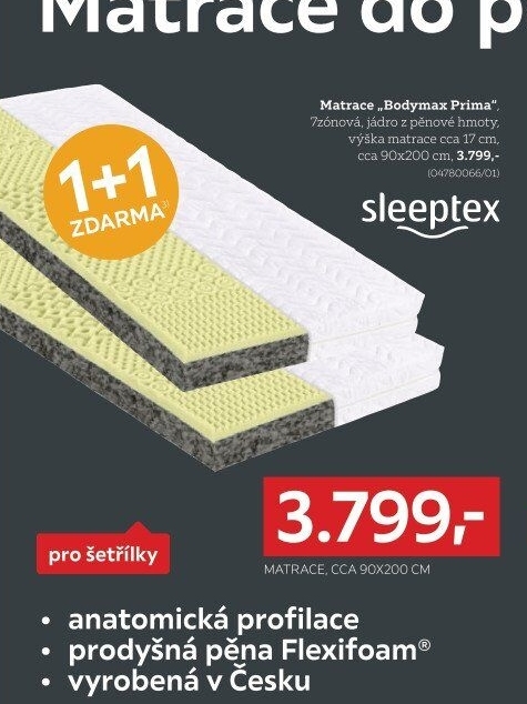 MATRACE AKCE 1+1 ZDARMA