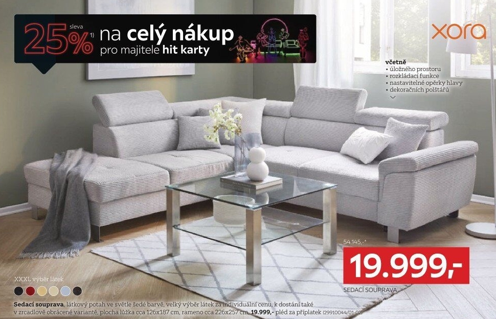 ROHOVÁ SEDAČKA