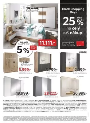 akční leták Kika nábytek 20.11.2023-3.12.2023