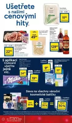 akční leták Tesco 22.11.2023-26.11.2023