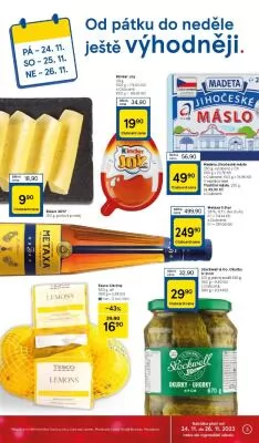 akční leták Tesco 22.11.2023-26.11.2023