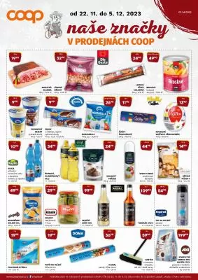akční leták COOP 22.11.2023-5.12.2023