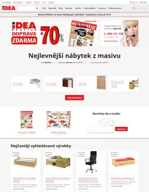 akční leták IDEA nábytek 21.11.2023-27.11.2023